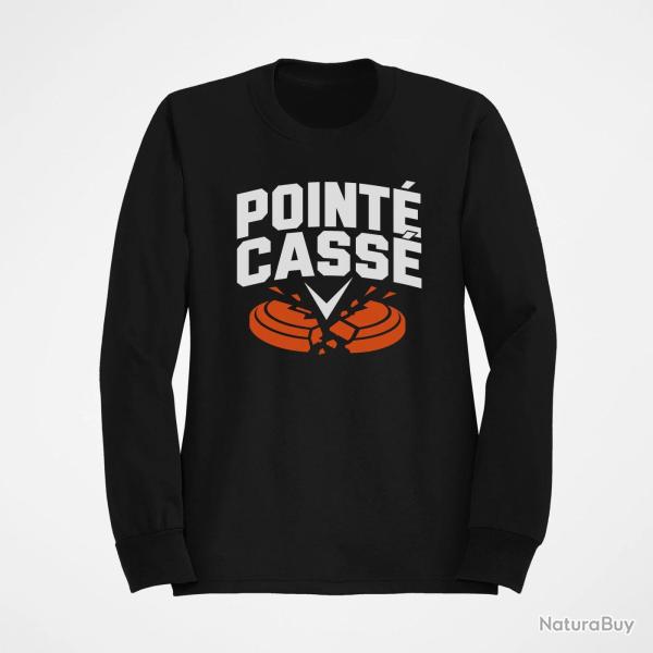 Sweat Ball Trap Point� cass� Double impact Noir / Orange