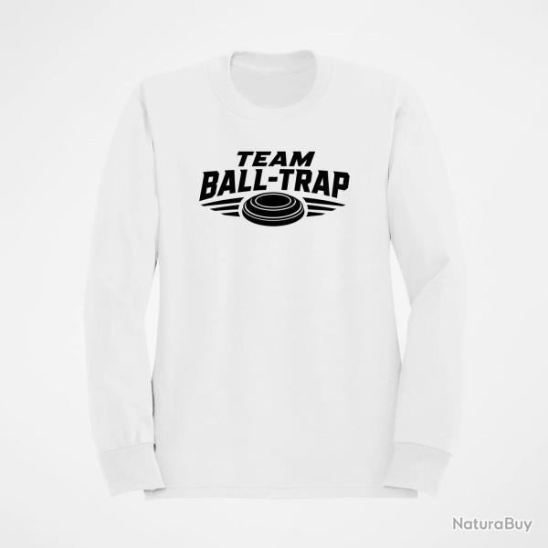 Sweat Ball Trap Team comp�tition Blason plateau Blanc