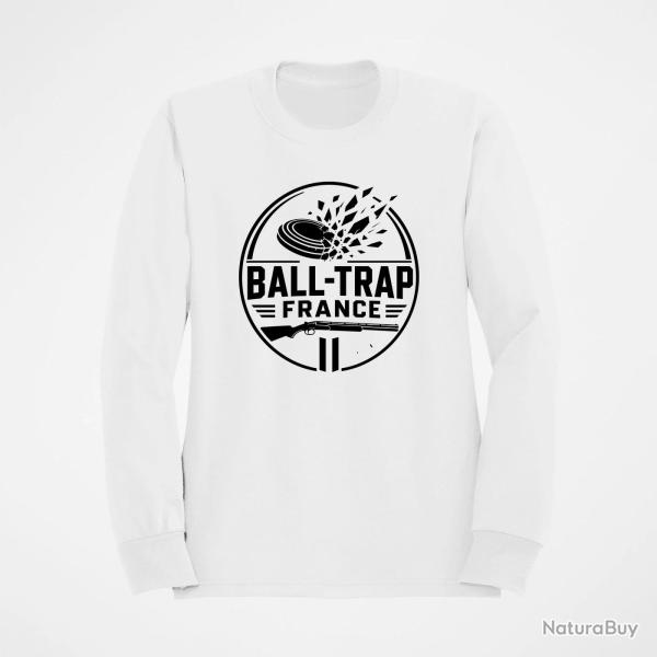 Sweat Ball Trap Plateau �clat� France Blanc