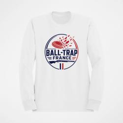 Sweat Ball Trap Plateau &eacute;clat&eacute; France Blanc / Tricolore
