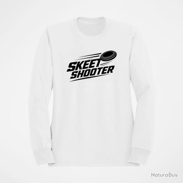 Sweat Ball Trap Skeet Shooter Plateaux crois�s Blanc