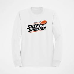 Sweat Ball Trap Skeet Shooter Plateaux crois&eacute;s Blanc / Orange