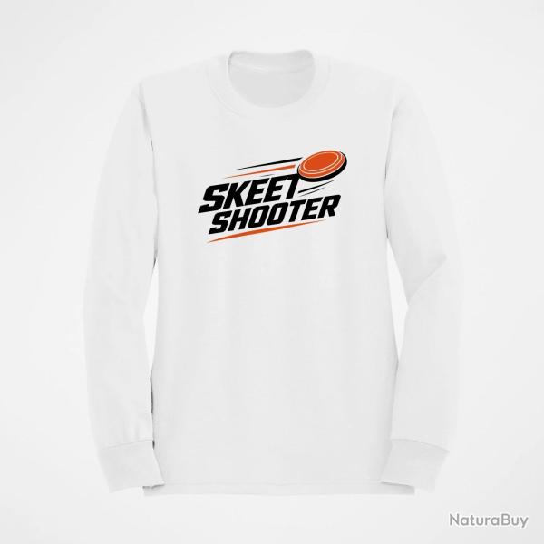 Sweat Ball Trap Skeet Shooter Plateaux crois�s Blanc / Orange