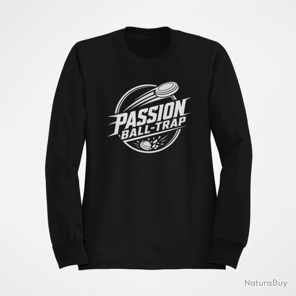 Sweat Ball Trap Passion Ball Trap Logo tireur Noir