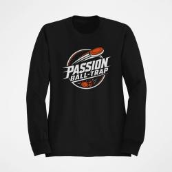 Sweat Ball Trap Passion Ball Trap Logo tireur Noir / Orange