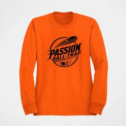 Sweat Ball Trap Passion Ball Trap Logo tireur Orange