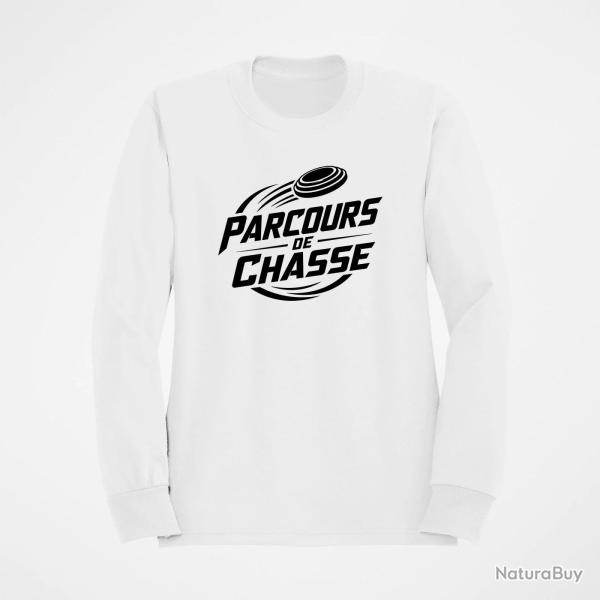 Sweat Ball Trap Parcours de chasse Tireur Sporting Blanc