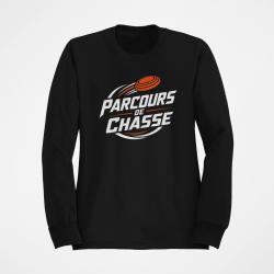 Sweat Ball Trap Parcours de chasse Tireur Sporting Noir / Orange