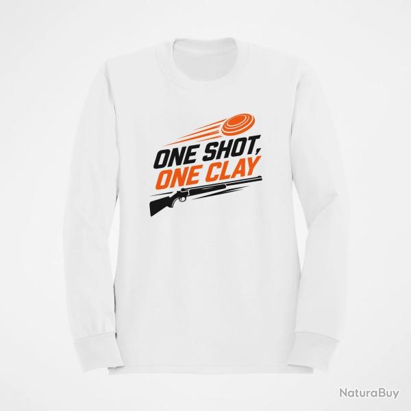 Sweat Ball Trap One Shot One Clay Pr�cision Blanc / Orange