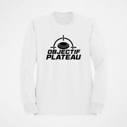 Sweat Ball Trap Objectif plateau Dans le viseur Blanc