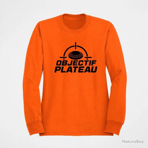 Sweat Ball Trap Objectif plateau Dans le viseur Orange