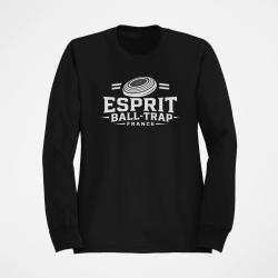 Sweat Ball Trap Esprit France Badge plateau Noir