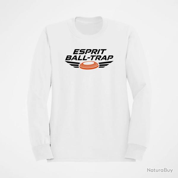 Sweat Ball Trap Esprit comp�tition Ailes de vitesse Blanc / Orange
