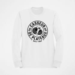 Sweat Ball Trap Casseur de plateaux Cocarde fran&ccedil;aise Blanc