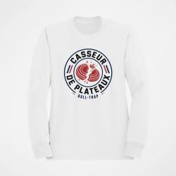Sweat Ball Trap Casseur de plateaux Cocarde fran&ccedil;aise Blanc / Tricolore