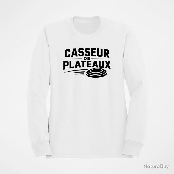 Sweat Ball Trap Casseur de plateaux Trajectoire Blanc