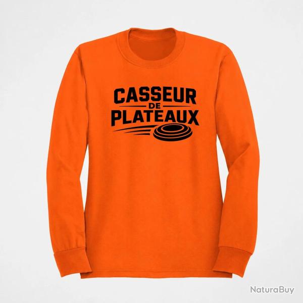 Sweat Ball Trap Casseur de plateaux Trajectoire Orange