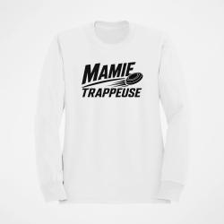 Sweat Ball Trap Mamie trappeuse Cadeau passion Blanc