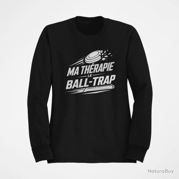 Sweat Ball Trap Ma th�rapie, le Ball Trap Humour Noir
