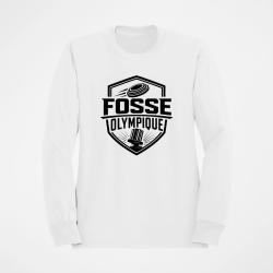 Sweat Ball Trap Fosse olympique Tir de comp&eacute;tition Blanc