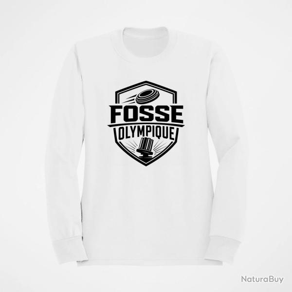 Sweat Ball Trap Fosse olympique Tir de comp�tition Blanc