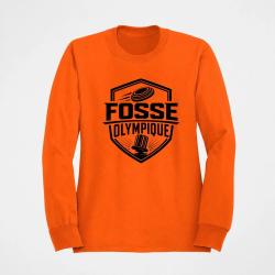 Sweat Ball Trap Fosse olympique Tir de comp&eacute;tition Orange