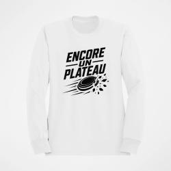 Sweat Ball Trap Encore un plateau Slogan passion Blanc