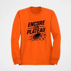Sweat Ball Trap Encore un plateau Slogan passion Orange