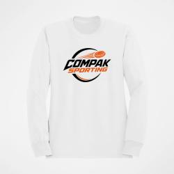Sweat Ball Trap Compak Sporting Parcours rapide Blanc / Orange