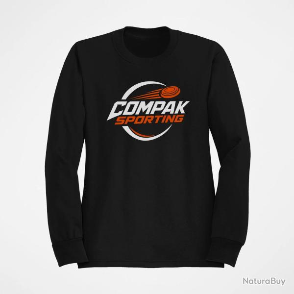 Sweat Ball Trap Compak Sporting Parcours rapide Noir / Orange