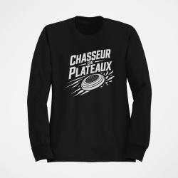 Sweat Ball Trap Chasseur de plateaux &Eacute;cusson tireur Noir