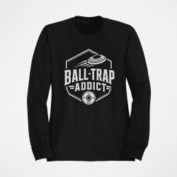 Sweat Ball Trap Addict Badge calibre 12 Noir