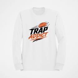 Sweat Ball Trap Accro au Trap Passion plateaux Blanc / Orange