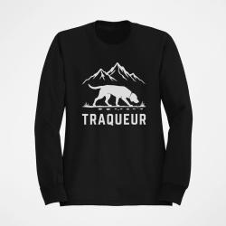 Pull Chasse Traqueur Chien des montagnes Noir