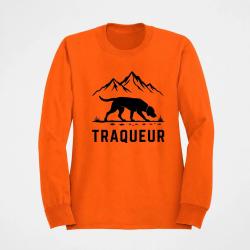 Pull Chasse Traqueur Chien des montagnes Orange