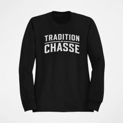 Sweat Chasse Tradition chasse Vintage Noir