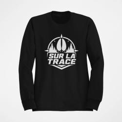 Sweat Chasse Sur la trace Empreinte de sanglier Noir