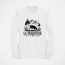 Sweat Chasse La traqueuse Chienne des montagnes Blanc