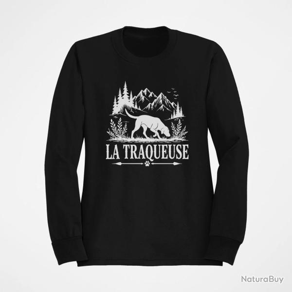 Sweat Chasse La traqueuse Chienne des montagnes Noir