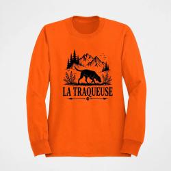 Sweat Chasse La traqueuse Chienne des montagnes Orange