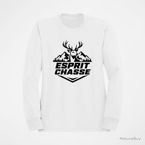 Sweat Chasse Esprit chasse Cerf des montagnes Blanc