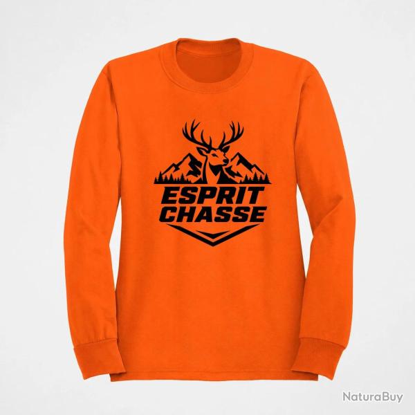 Sweat Chasse Esprit chasse Cerf des montagnes Orange
