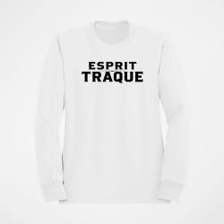 Sweat Chasse Esprit traque Typographie Blanc