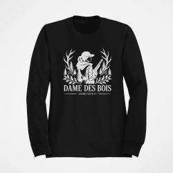 Pull Chasse Dame des bois Personnalisable Noir