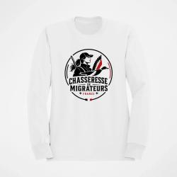 Pull Chasse Chasseresse de migrateurs Canard Blanc / Couleur