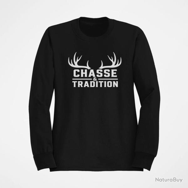 Pull Chasse Chasse et tradition Panache Noir