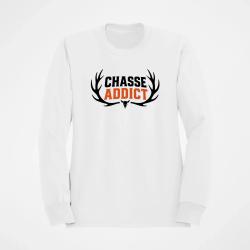 Pull Chasse Chasse addict Panache orange Blanc / Orange