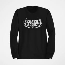 Pull Chasse Chasse addict Panache orange Noir