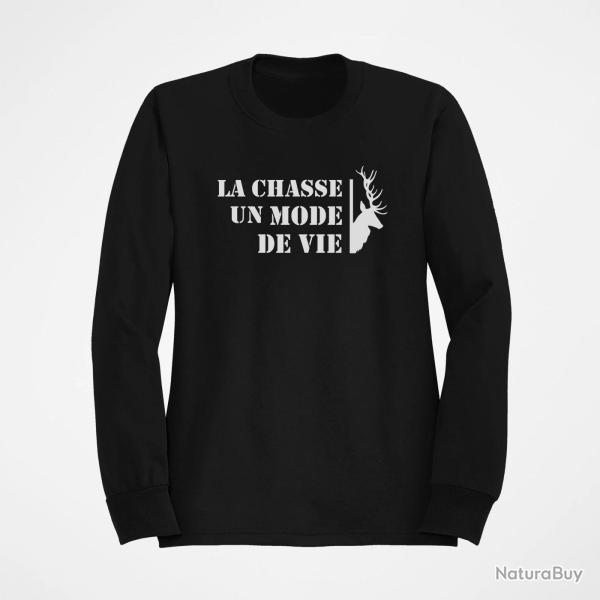 Pull Chasse Un mode de vie Cerf Noir