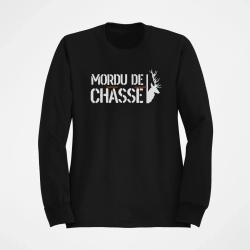 Sweat Chasse Mordu de chasse Noir / Orange